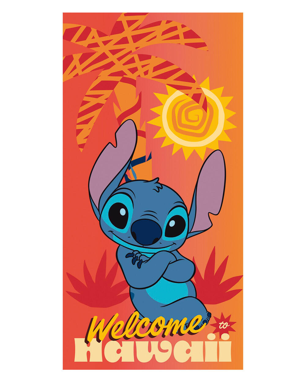 SERVIETTE ENFANT 70X140CM MICROFIBRE DISNEY STITCH 4/4
