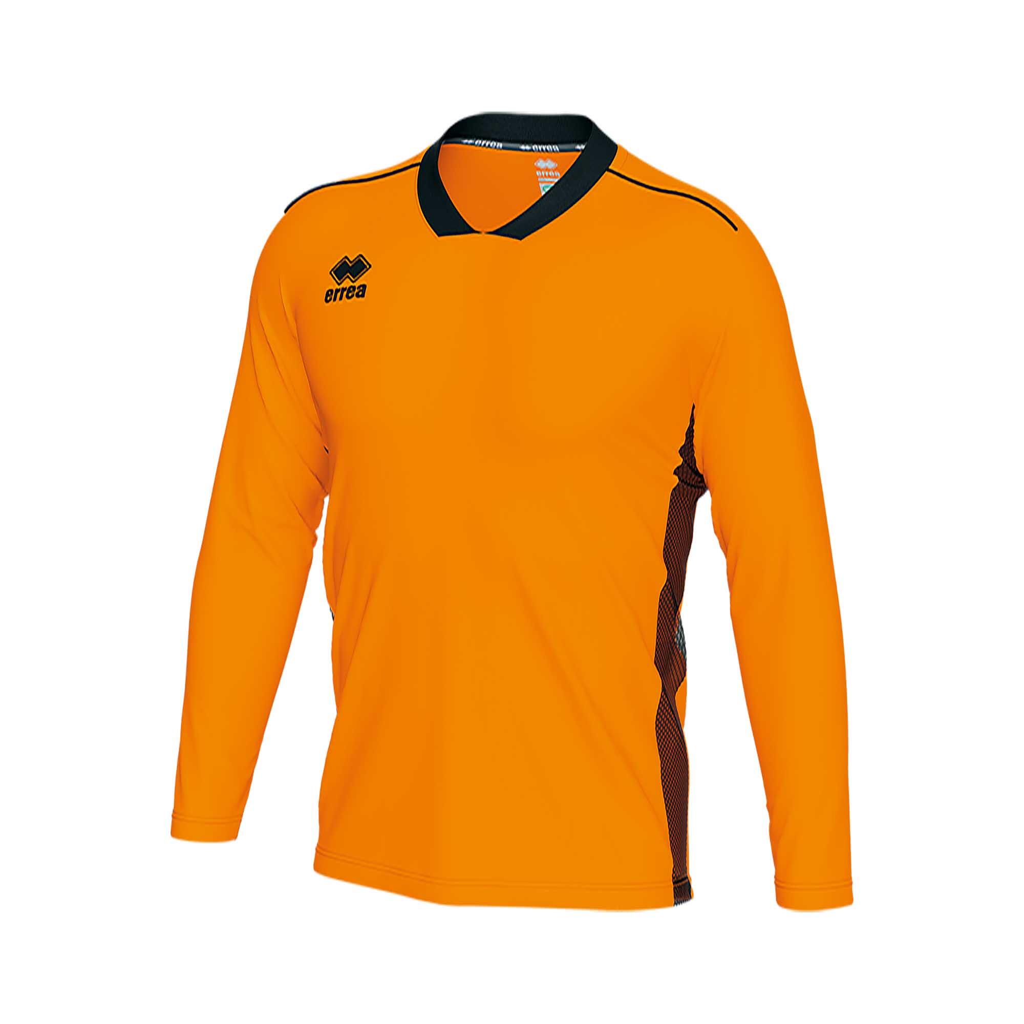 T-Shirt Errea Jerzy Maglia Ml Ad Arancio_Fluo Nero Adulto 2/3