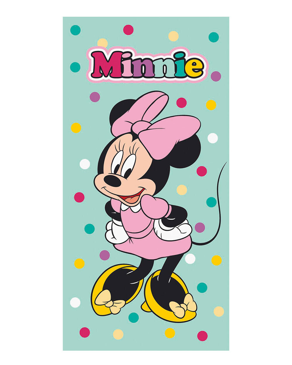 TOALHA INFANTIL 70X140CM MICROFIBRA DISNEY MINNIE MOUSE 5/5
