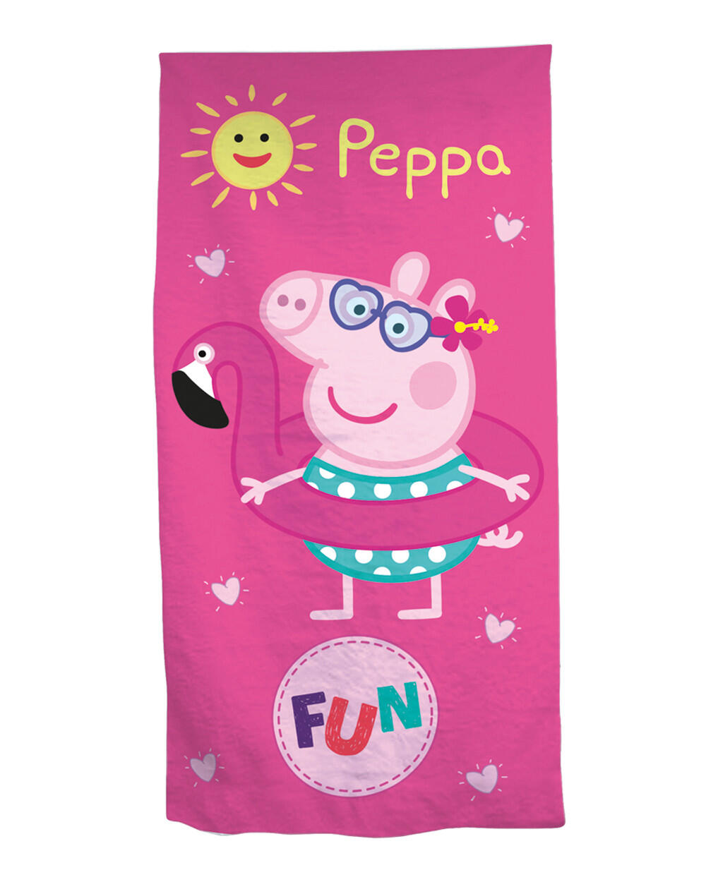SUN & SURF TOALHA INFANTIL 70X140CM MICROFIBRA PEPPA PIG
