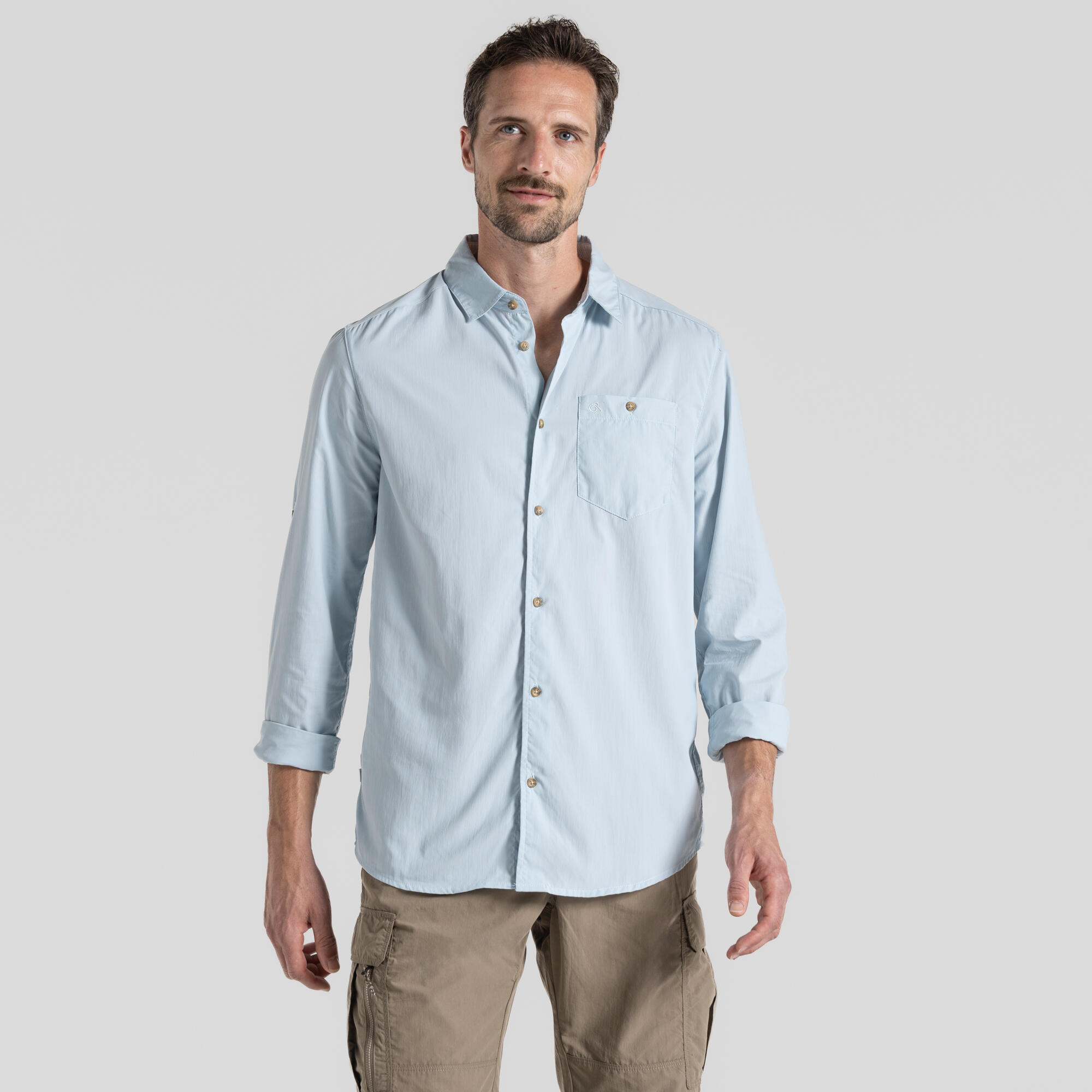 CRAGHOPPERS Mens NosiLife Nuoro Long Sleeved Shirt II