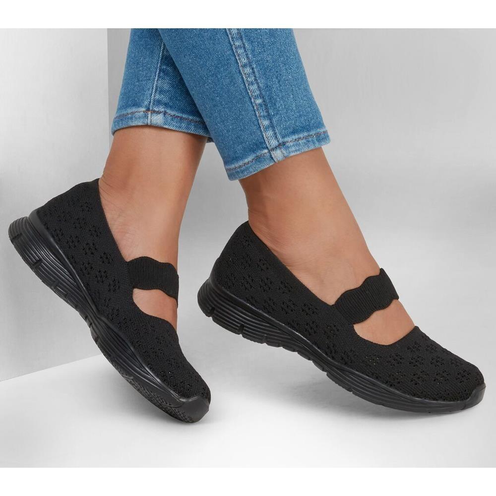Bailarinas FEMME Skechers Seager - Simple Things tissu NOIR 5/7
