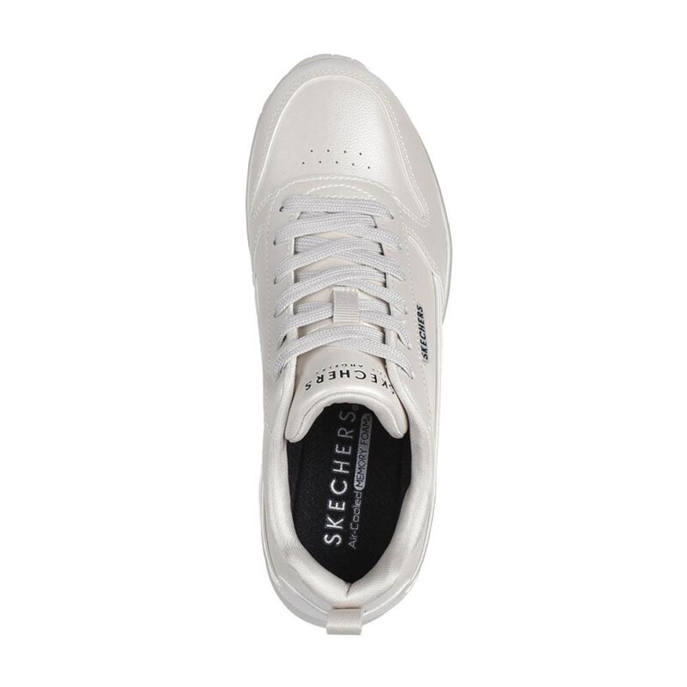 Zapatilla Mujer Skechers Uno Air Galactic Gal Ofwhite Metalizado 4/7