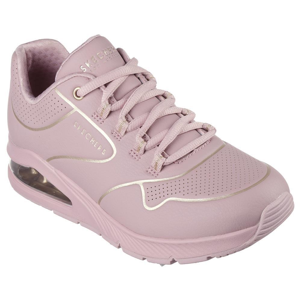 Baskets Camara Aire FEMME Skechers Uno 2 - Golden Trim ROSE 3/5