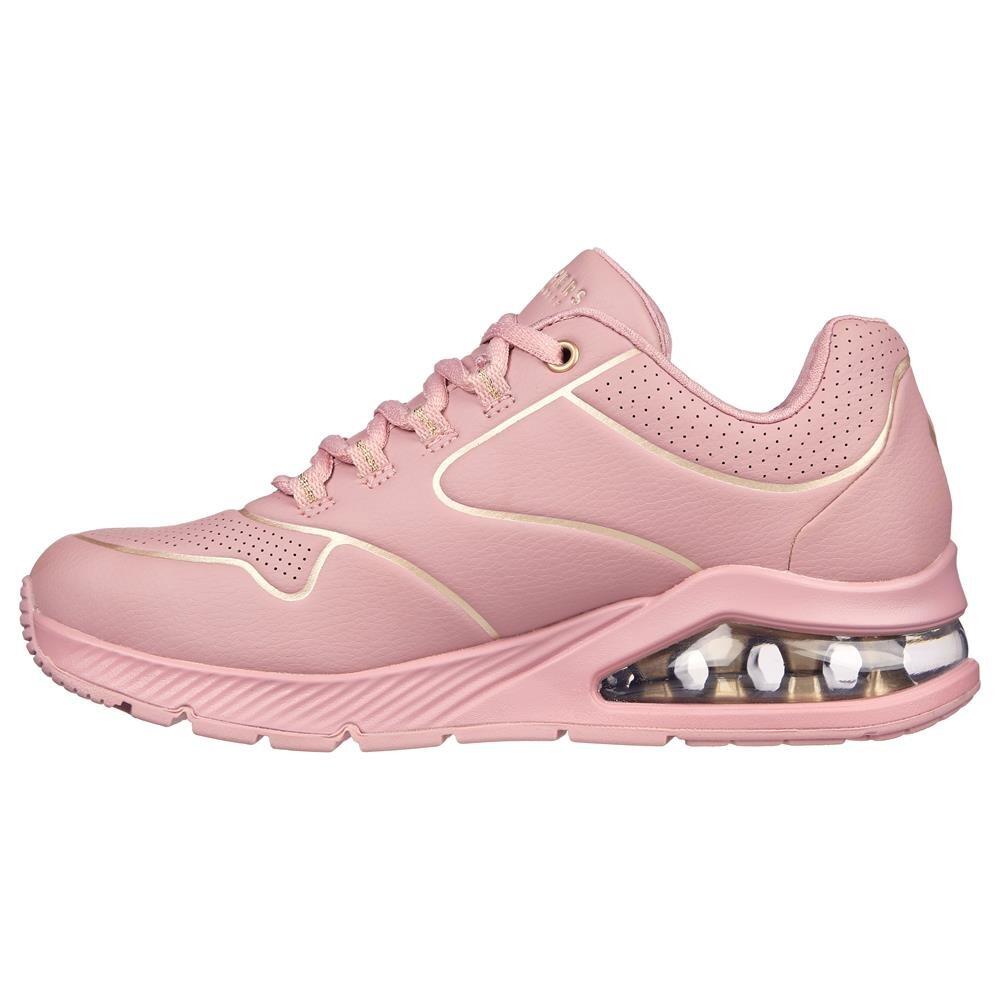 Baskets Camara Aire FEMME Skechers Uno 2 - Golden Trim ROSE 5/5