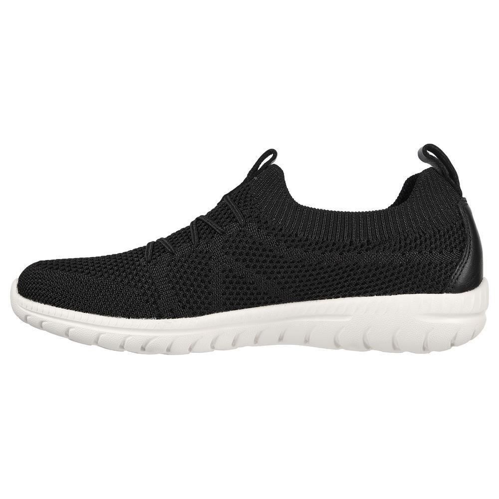Baskets FEMME Skechers Arch Fit Flex mesh   Knit NOIR 5/5