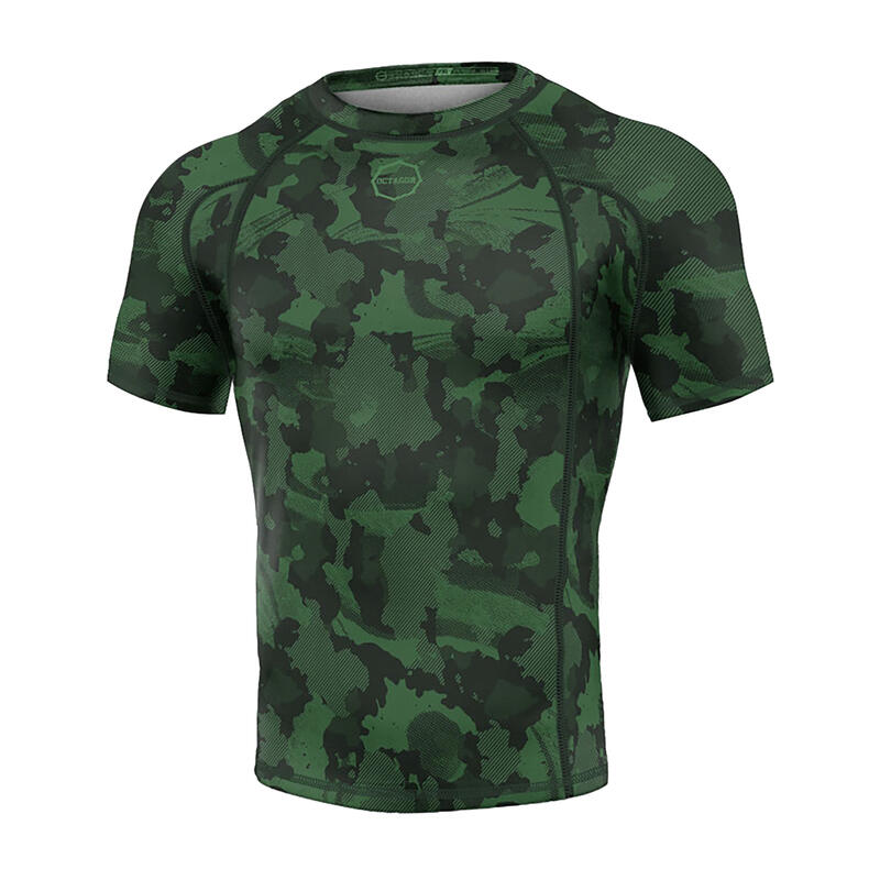 Rashguard męski Octagon Premium Camo Forest