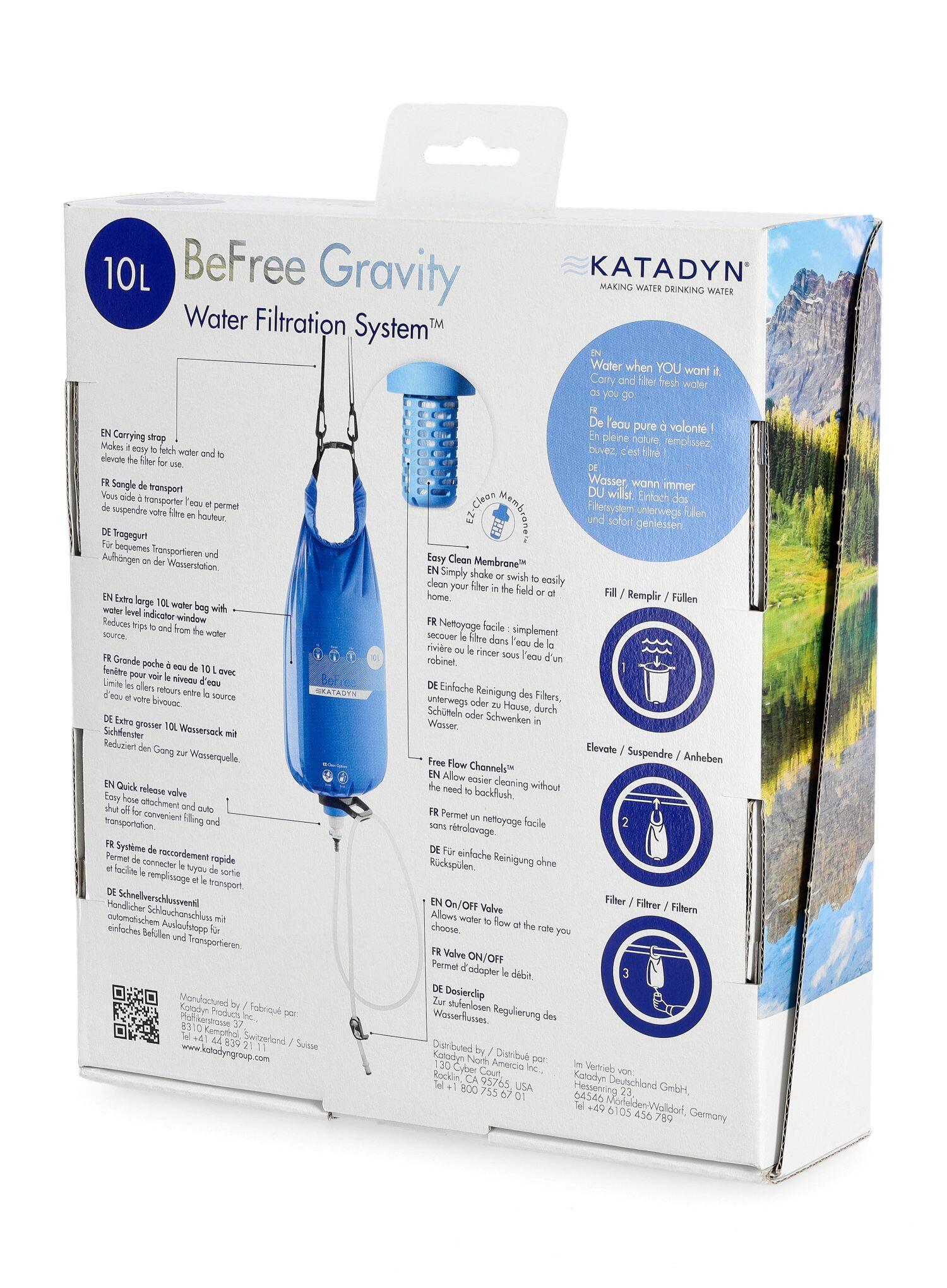 Filtr do wody grawitacyjny Katadyn Gravity BeFree 10L 7/7