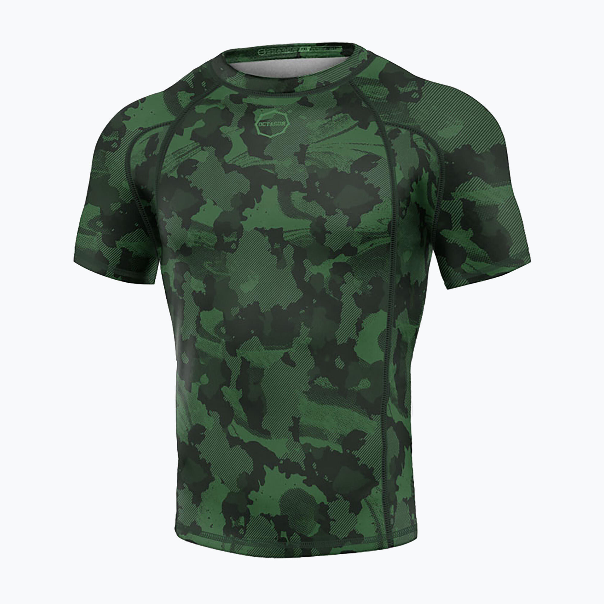 OCTAGON Rashguard Octagon Premium Camo Forest da uomo