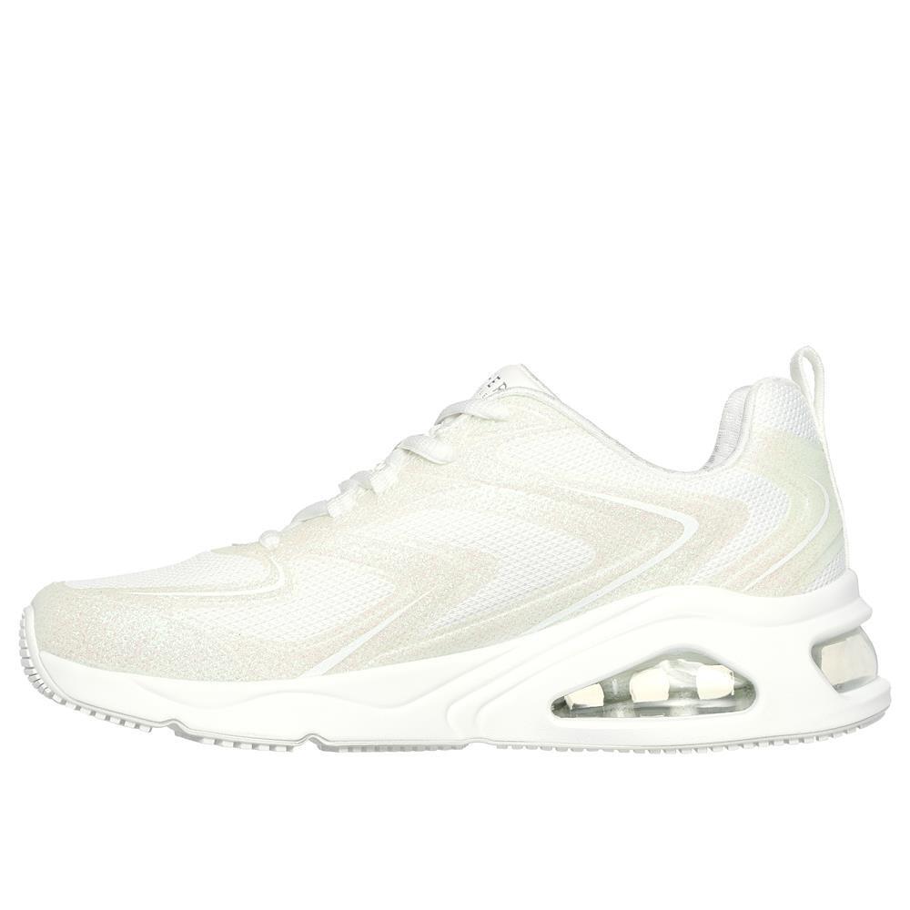 Baskets Camara Aire FEMME Skechers Tres-air Uno Glit-airy BLANC 5/5