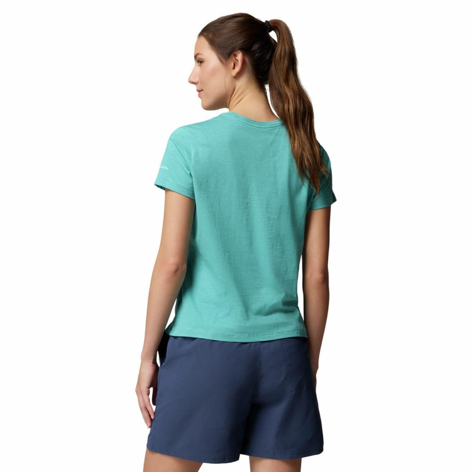 Koszulka techniczna damska Columbia Ruby Springs Graphic Fit Short Sleeve 2/4