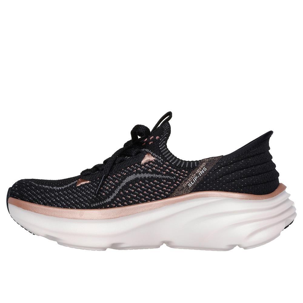 Baskets FEMME Skechers Slip-ins D'lux Vapor tissu NOIR 5/5