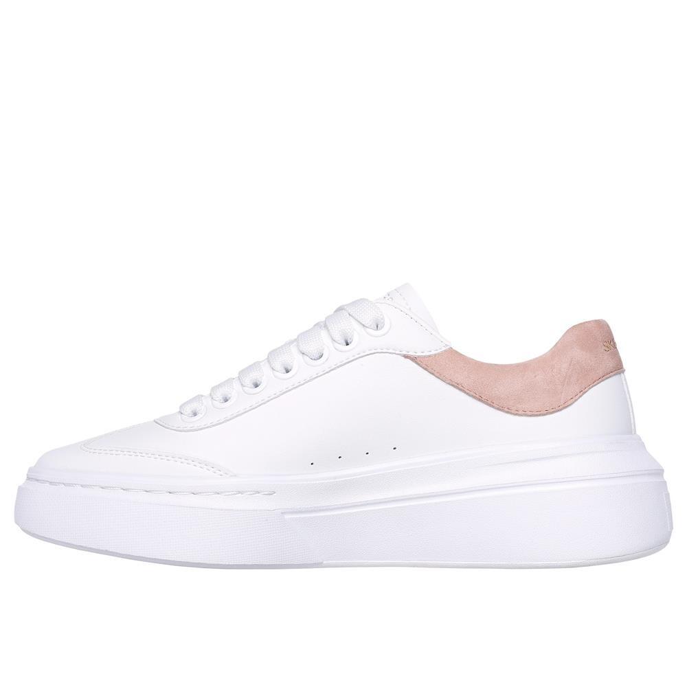 Turnschuh DAMEN Skechers Cordova Classic-best Behavior WEISS-ROSA 5/5