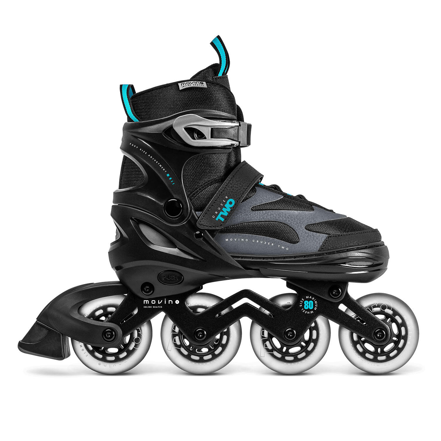 Patines fitness ajustables para hombre Movino Cruzer Two MOV-CRT606 gris 3/7