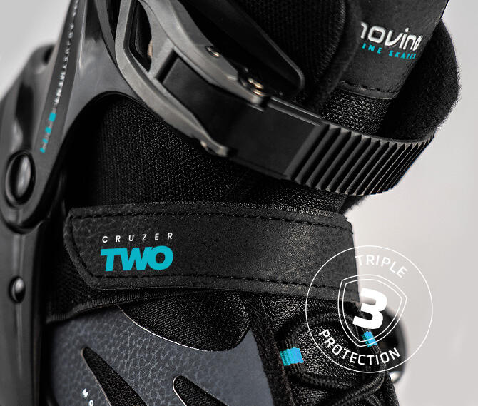Patines fitness ajustables para hombre Movino Cruzer Two MOV-CRT606 gris 5/7