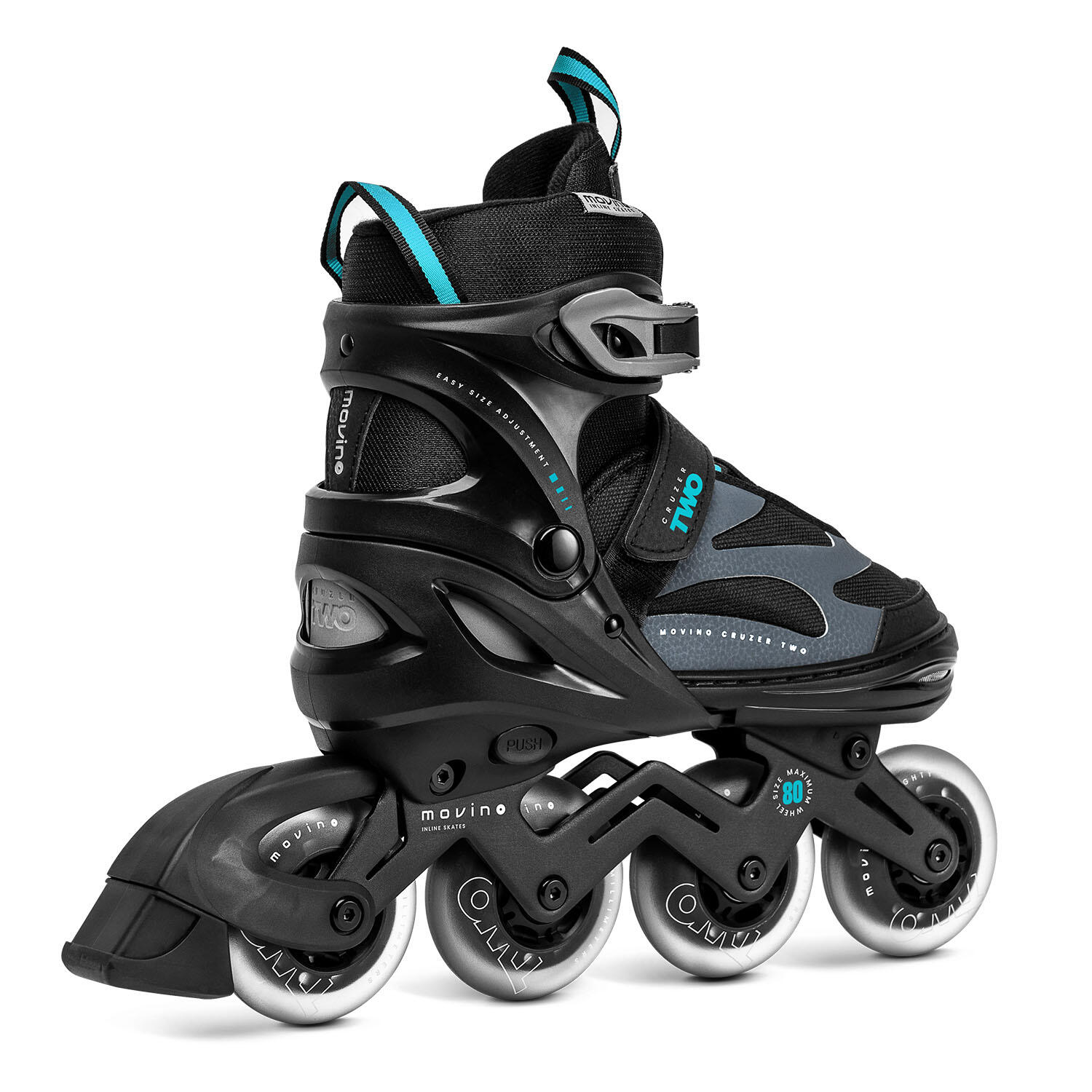 Patines fitness ajustables para hombre Movino Cruzer Two MOV-CRT606 gris 2/7