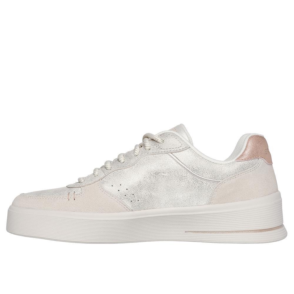 Baskets FEMME Skechers Hiland Shimmering Splendid BEIGE Metal 5/5