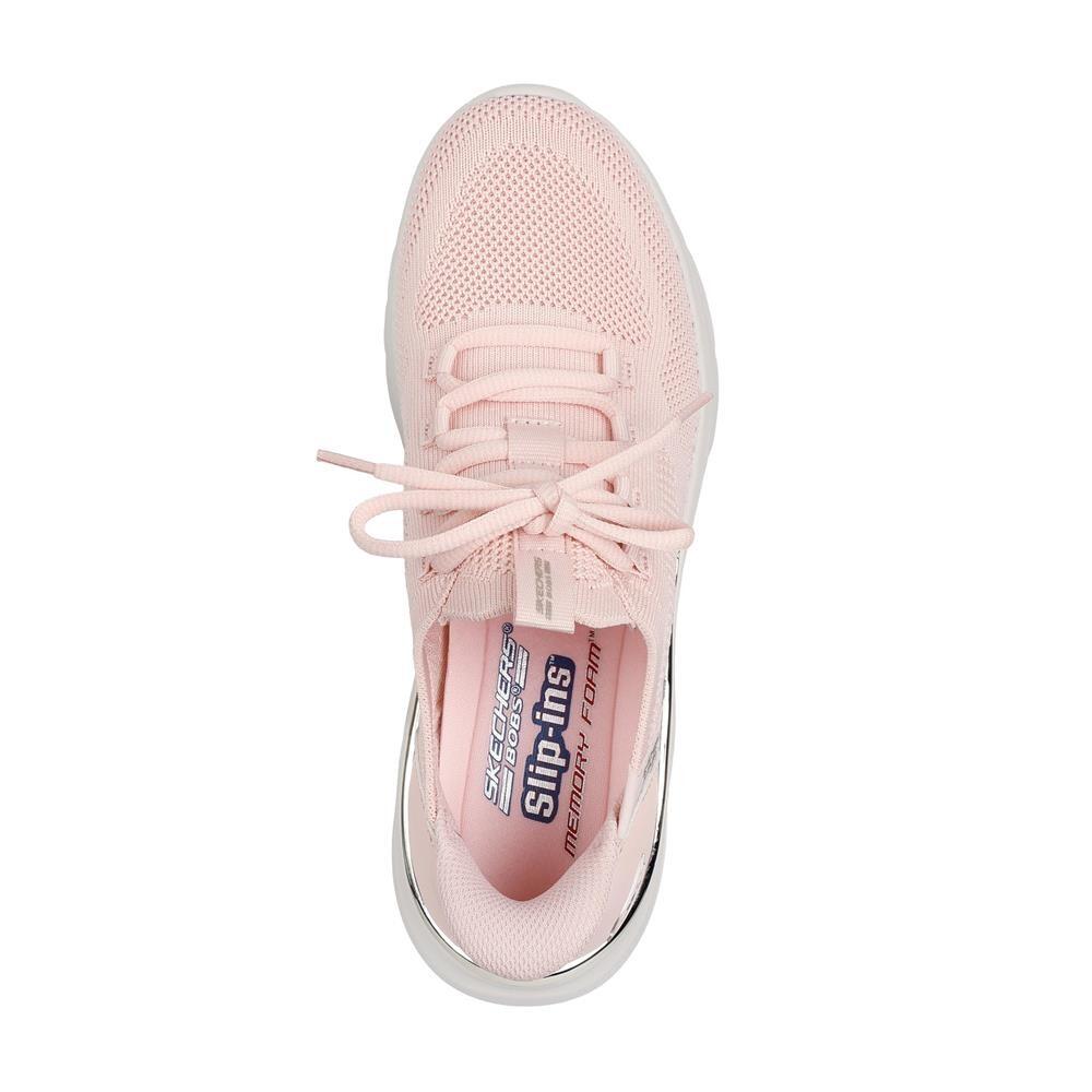 Baskets FEMME Skechers Slip-ins Bobs B Love doux tissu ROSE 5/7