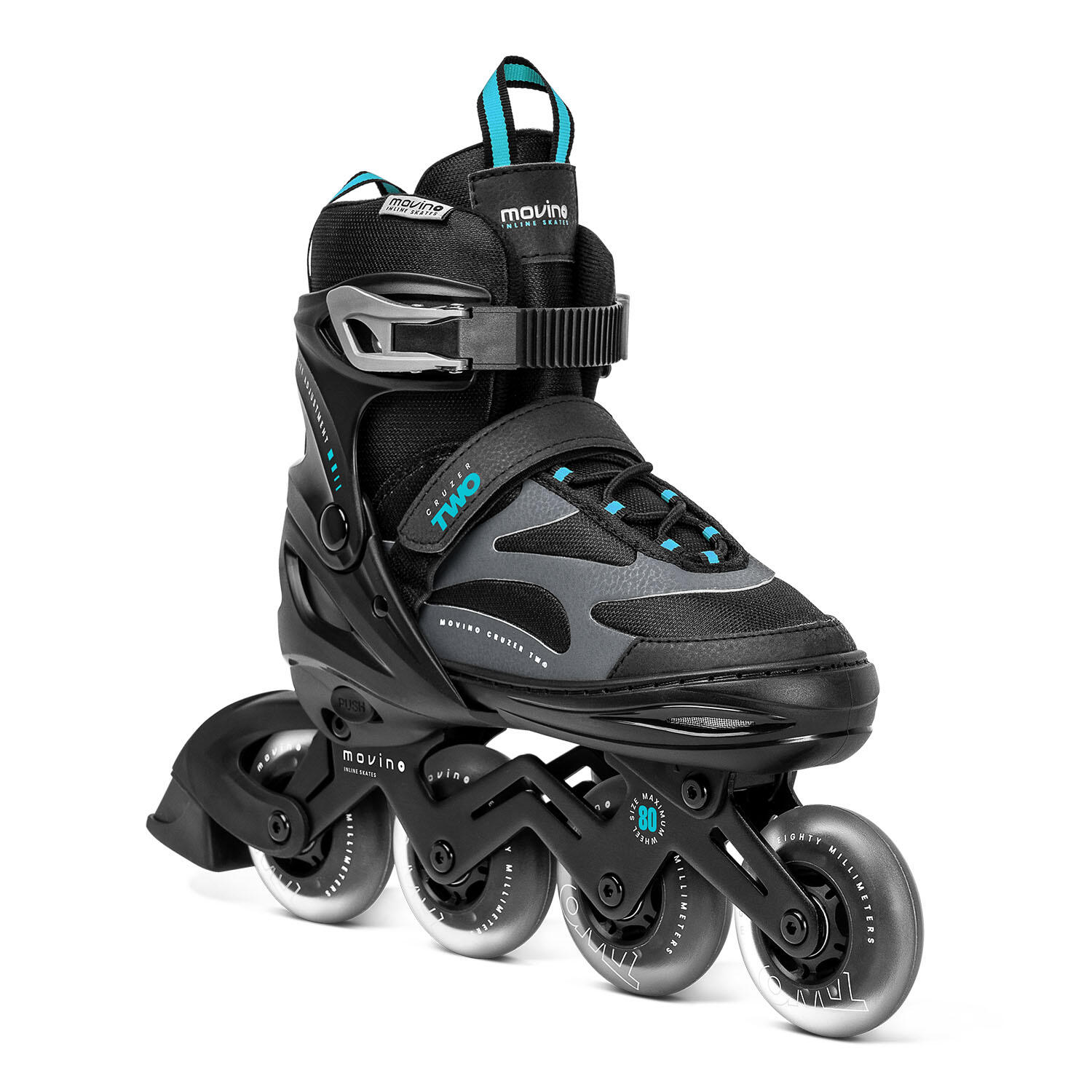 Patines fitness ajustables para hombre Movino Cruzer Two MOV-CRT606 gris 4/7