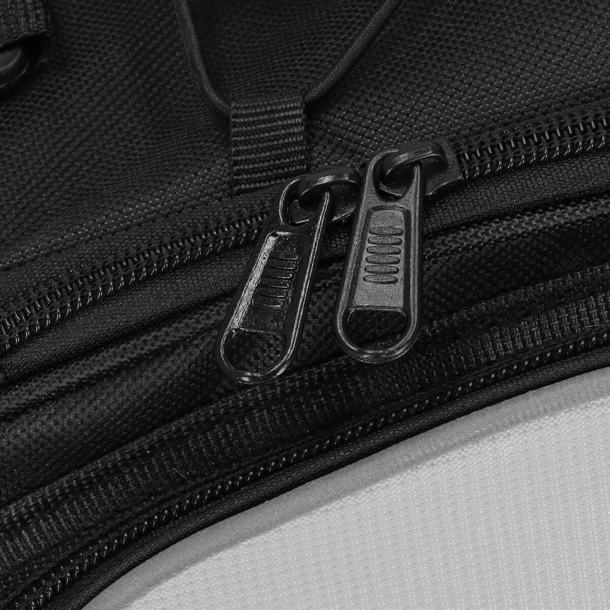 Torba rowerowa na bagażnik sakwa 14L szaro-czarna 2/7