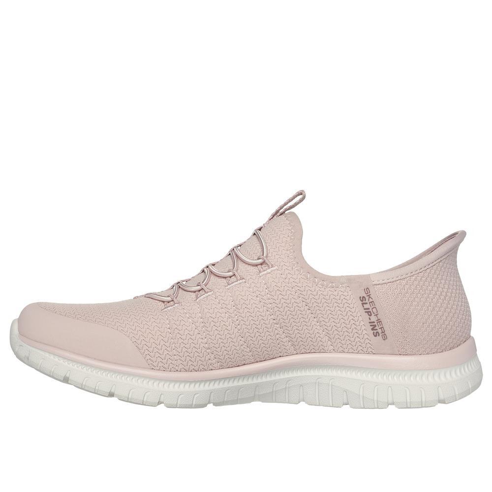 Turnschuh DAMEN Skechers Slip-ins Virtue Glow Gewebe ROSA 5/7