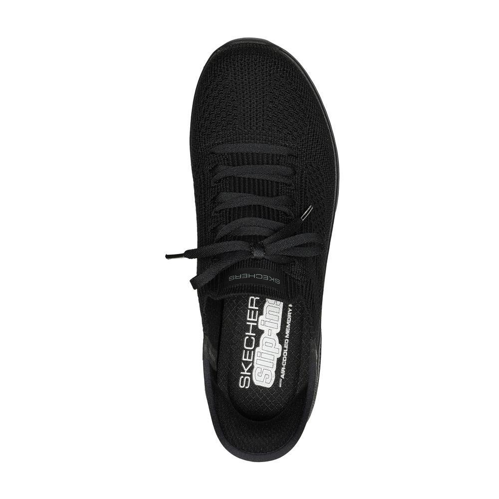 Turnschuh DAMEN Skechers Slip-ins Virtue Divinity Gewebe SCHWARZ 4/5