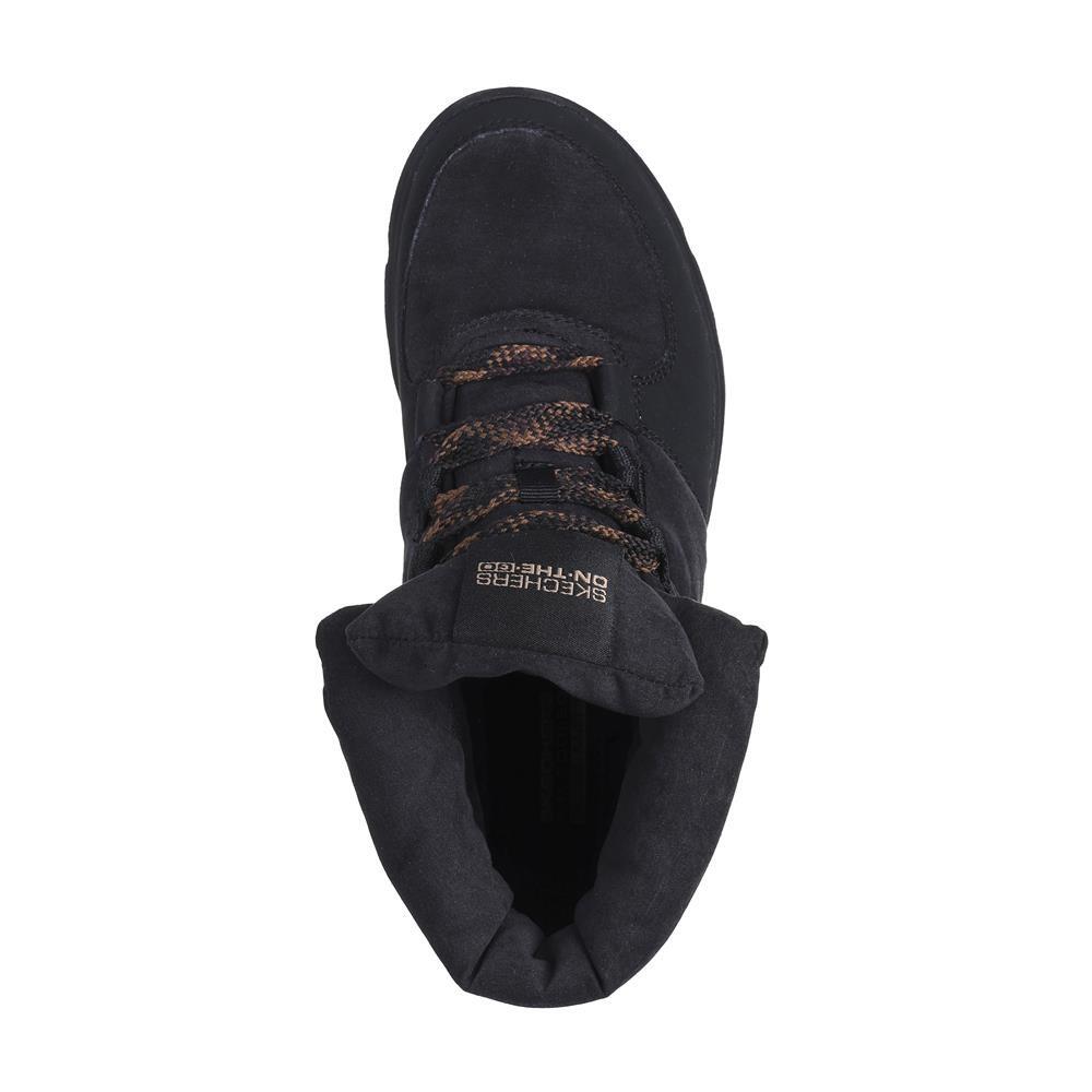 Comodo Y Calido Botin Mujer Skechers Glacial Ultra-trend Up Negro 3/5
