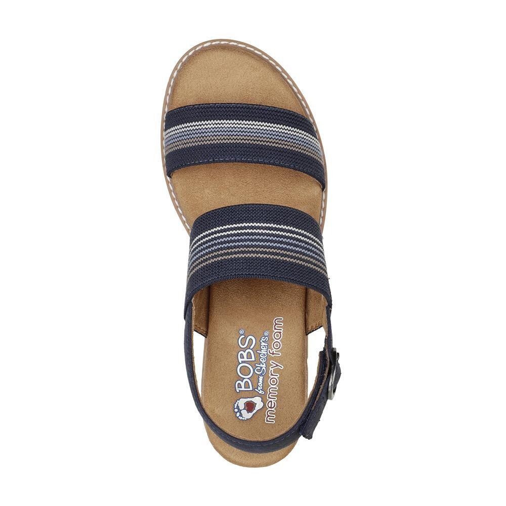 SANDALE FEMME Skechers Desert Kiss Hi Elastico BLEU 5/5