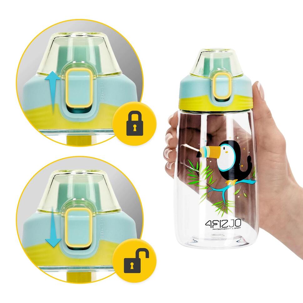 Bidon dla dziecka na wodę 4FIZJO 500 ml