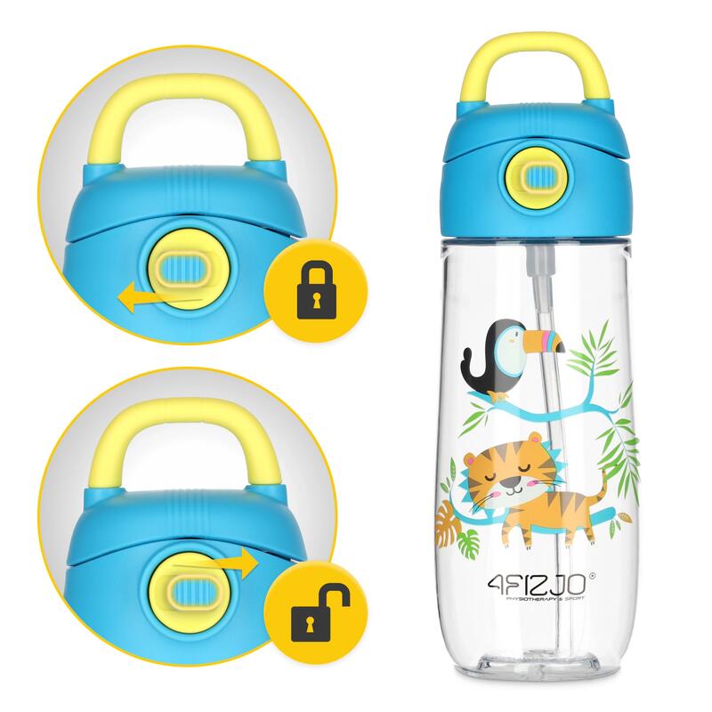 Sticlă de apă pentru copii 4FIZJO 550 ml