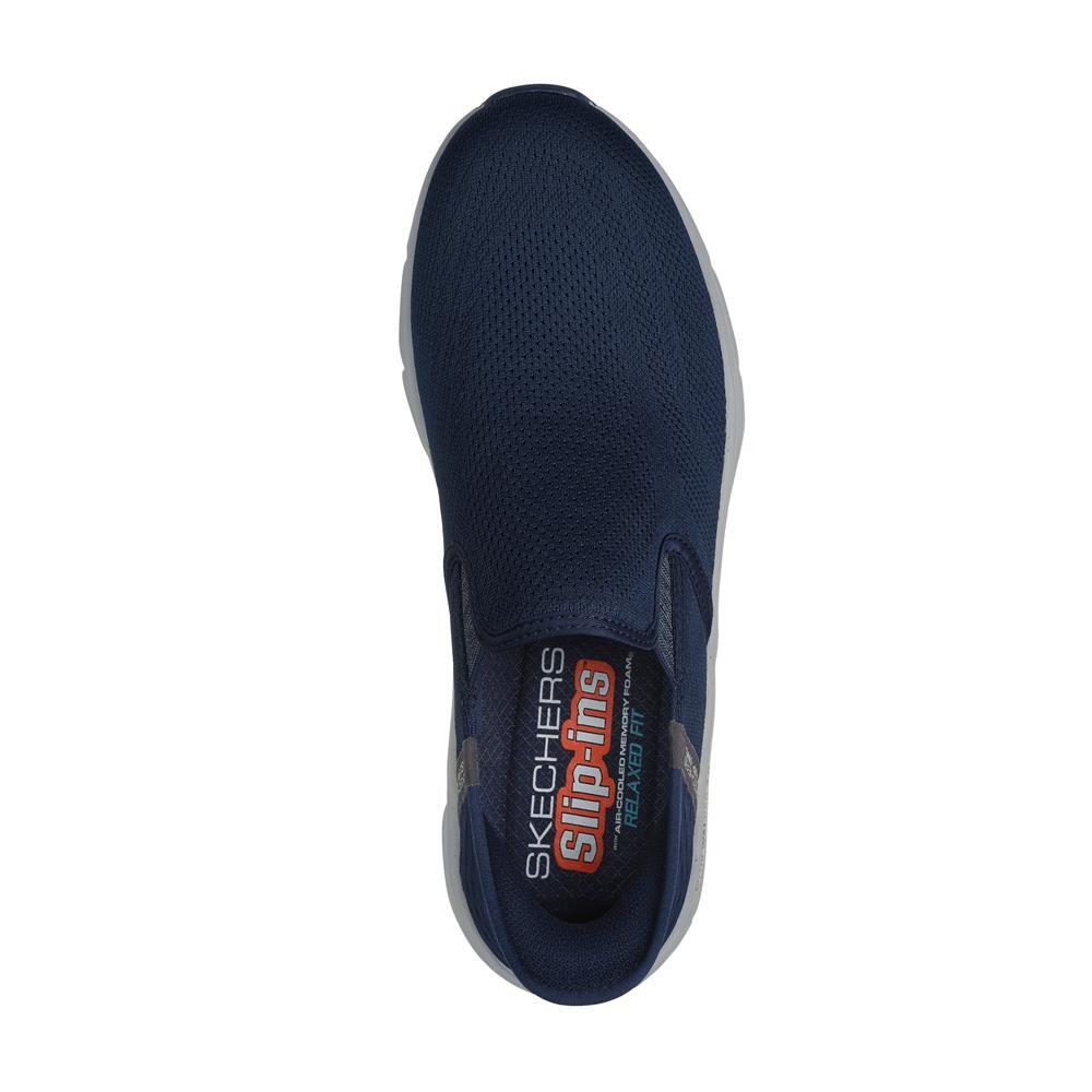 Turnschuh MANN Skechers Slip-ins D'lux Walker Reeler BLAU 4/5