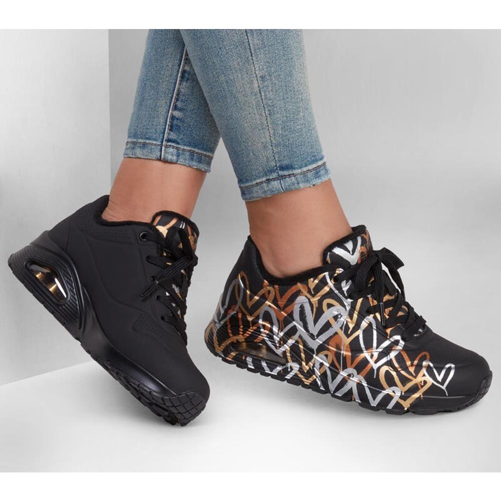 Basket à Lacets Skechers Uno-Metallic Love - Femme 6/7