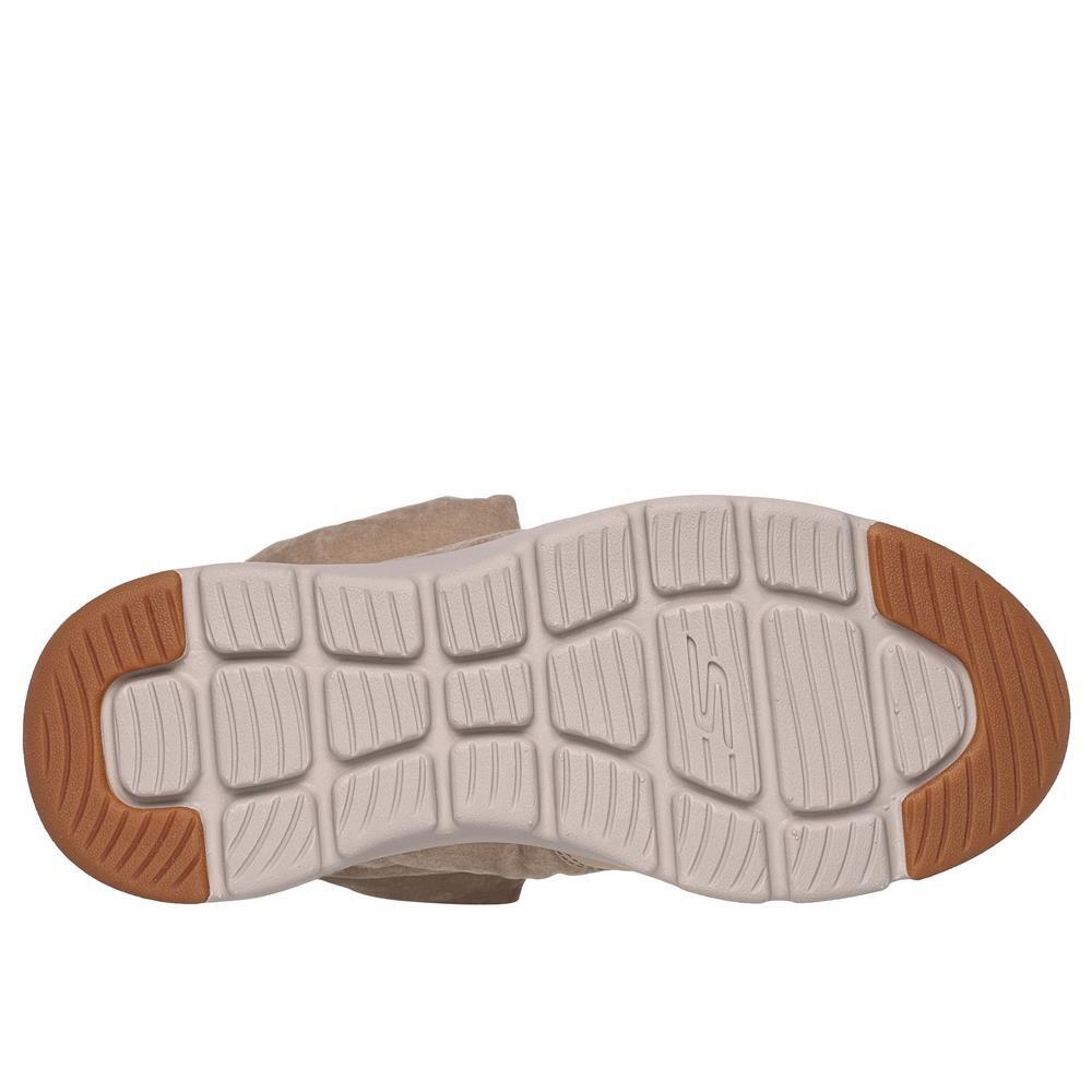 GEMÜTLICH Y Calido SWAG DAMEN Skechers Glacial Ultra-trend Up Gewebe BEIGE 4/5