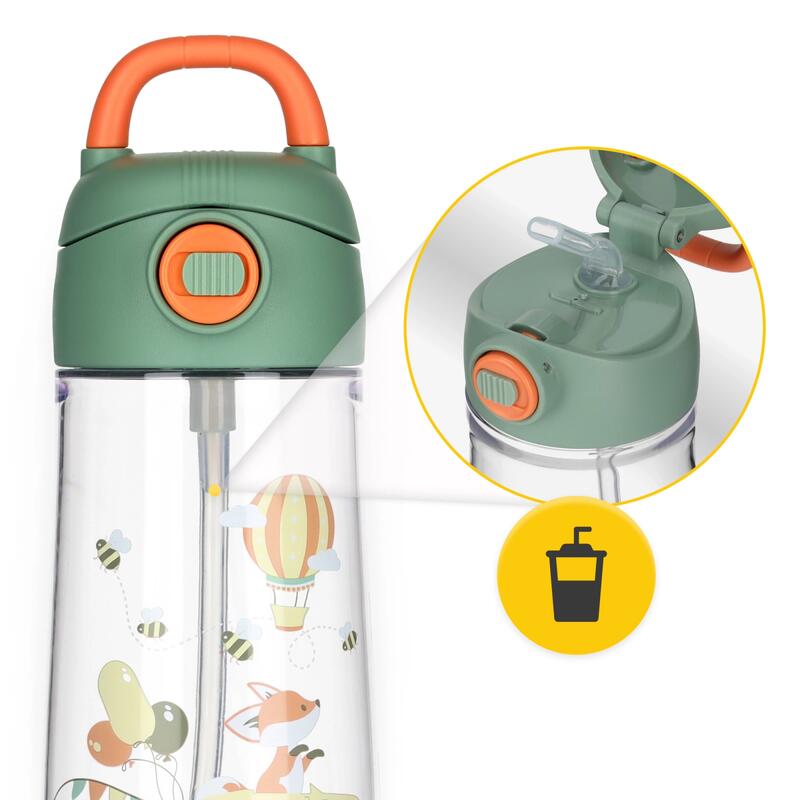 Sticlă de apă pentru copii 4FIZJO 550 ml