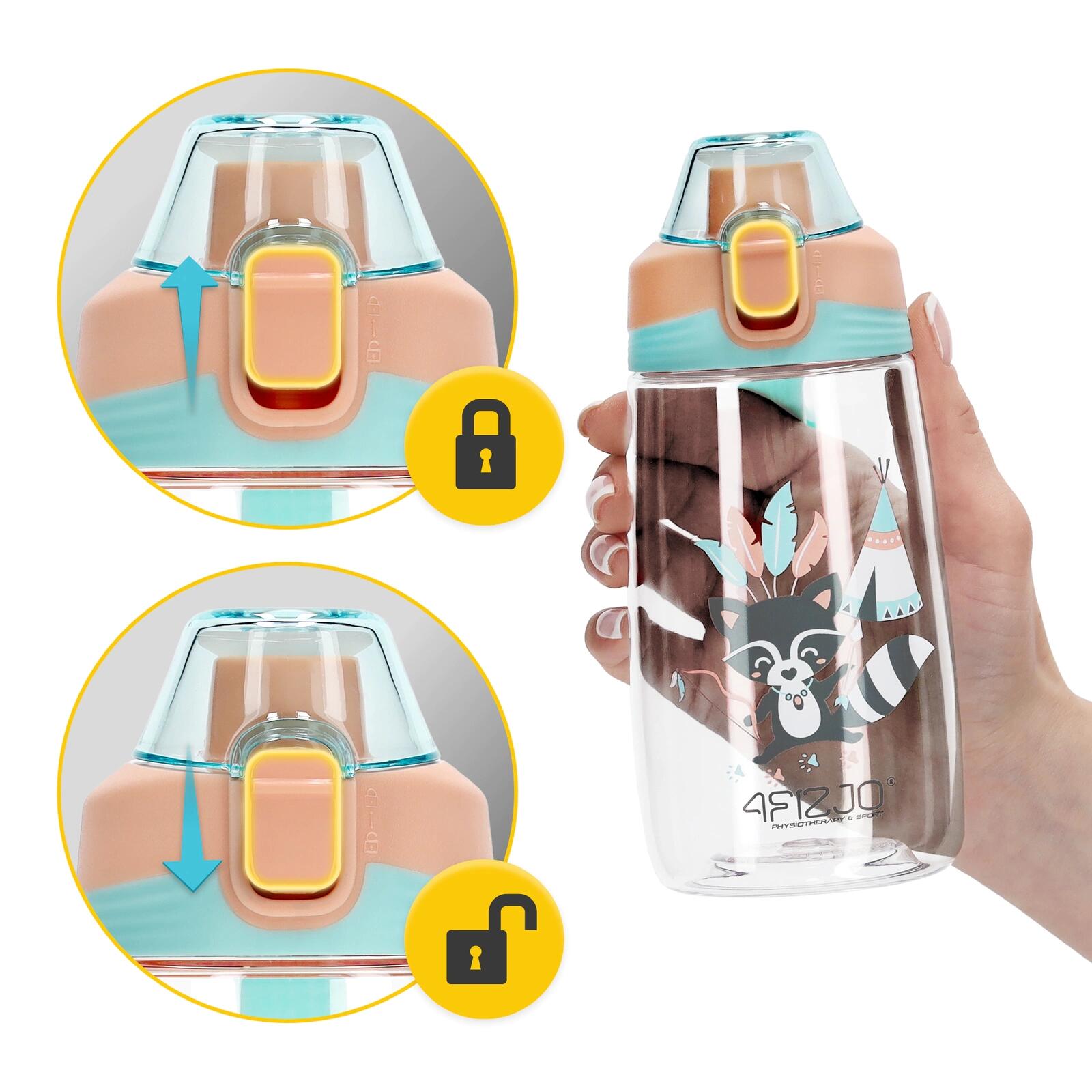 Kinder Trinkflasche 4FIZJO 500 ml 2/7