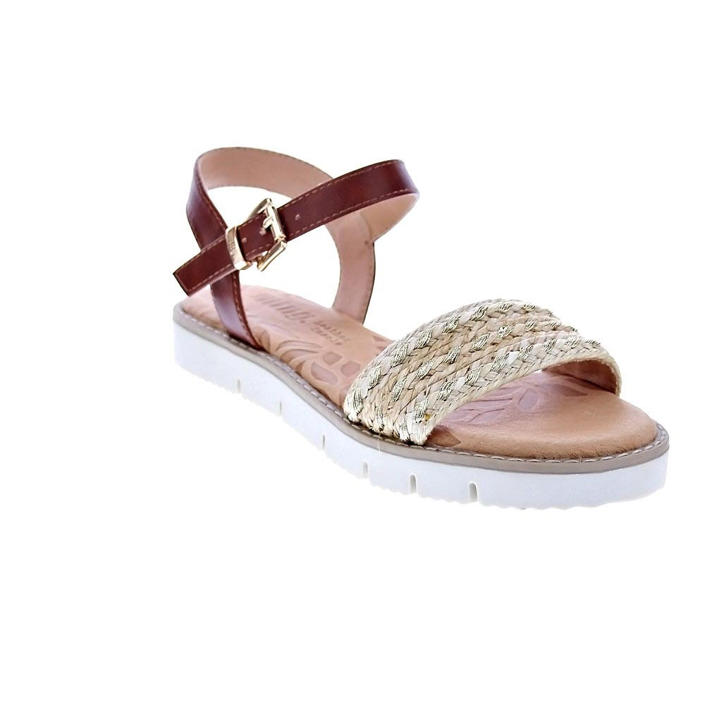 Sandalias Planas Mujer Mustang  Beige 4/4
