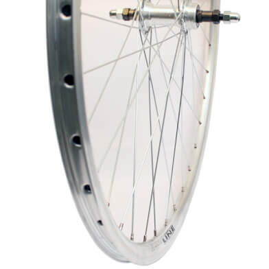 Roland achterwiel 28, hybride 7-speed vast/freewheel, hoge velg 622-19.