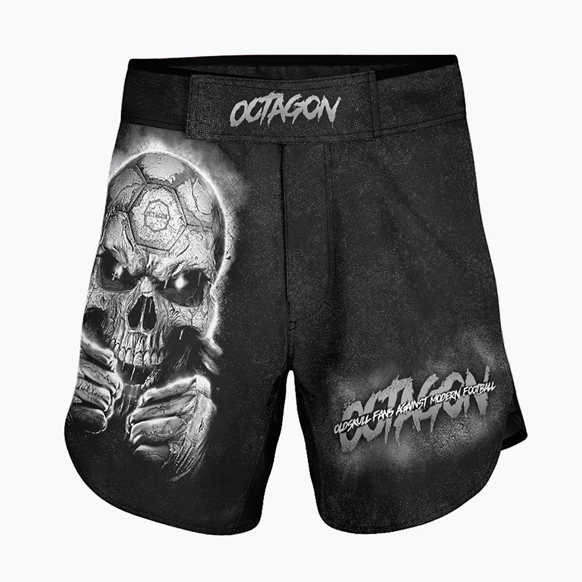 OCTAGON Pantaloncini da allenamento MMA Octagon Oldskull Fans da uomo