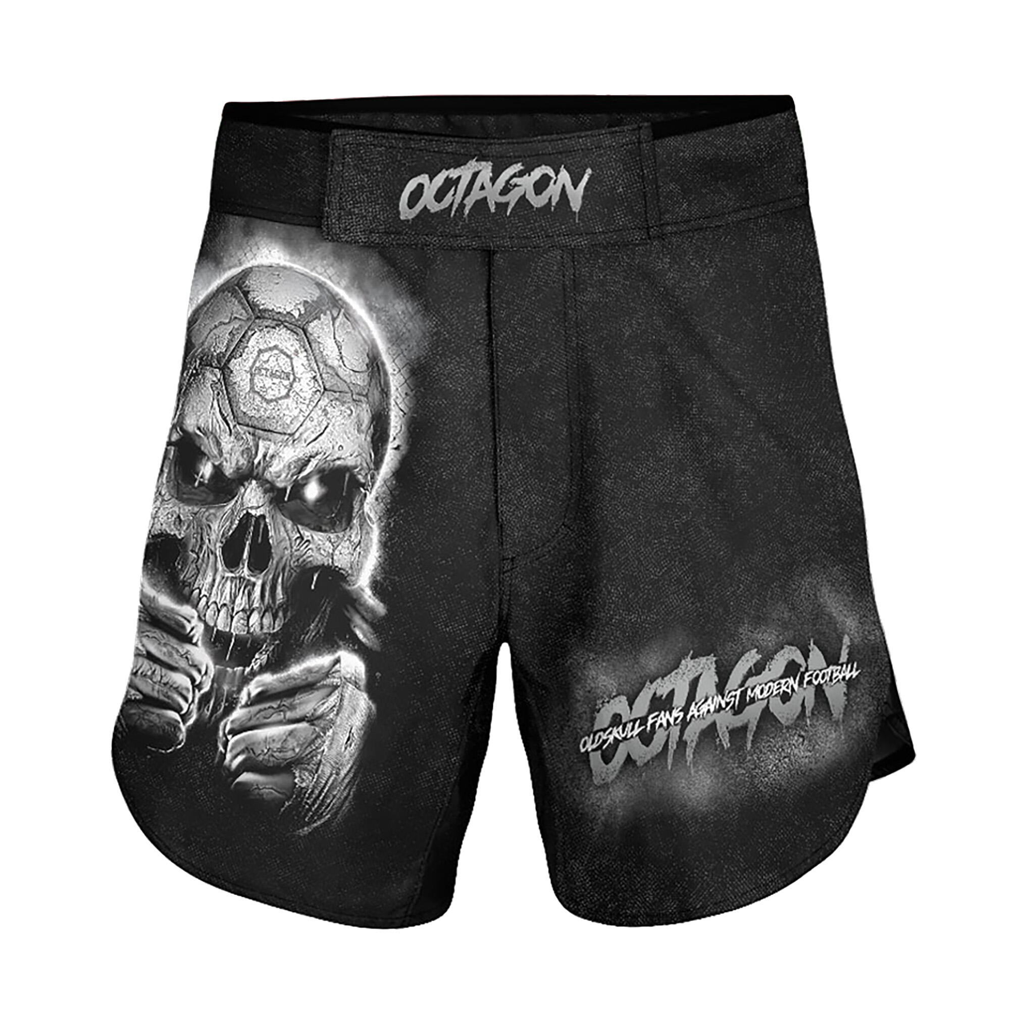 Pantaloncini da allenamento MMA Octagon Oldskull Fans da uomo 4/4