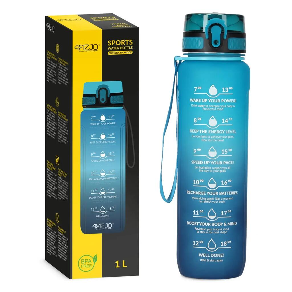 4FIZJO TRITAN Water Bottle 1l Blue