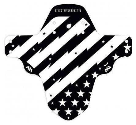 Parafango anteriore All Mountain Style AMS Super Rider Patriot nero / bianco