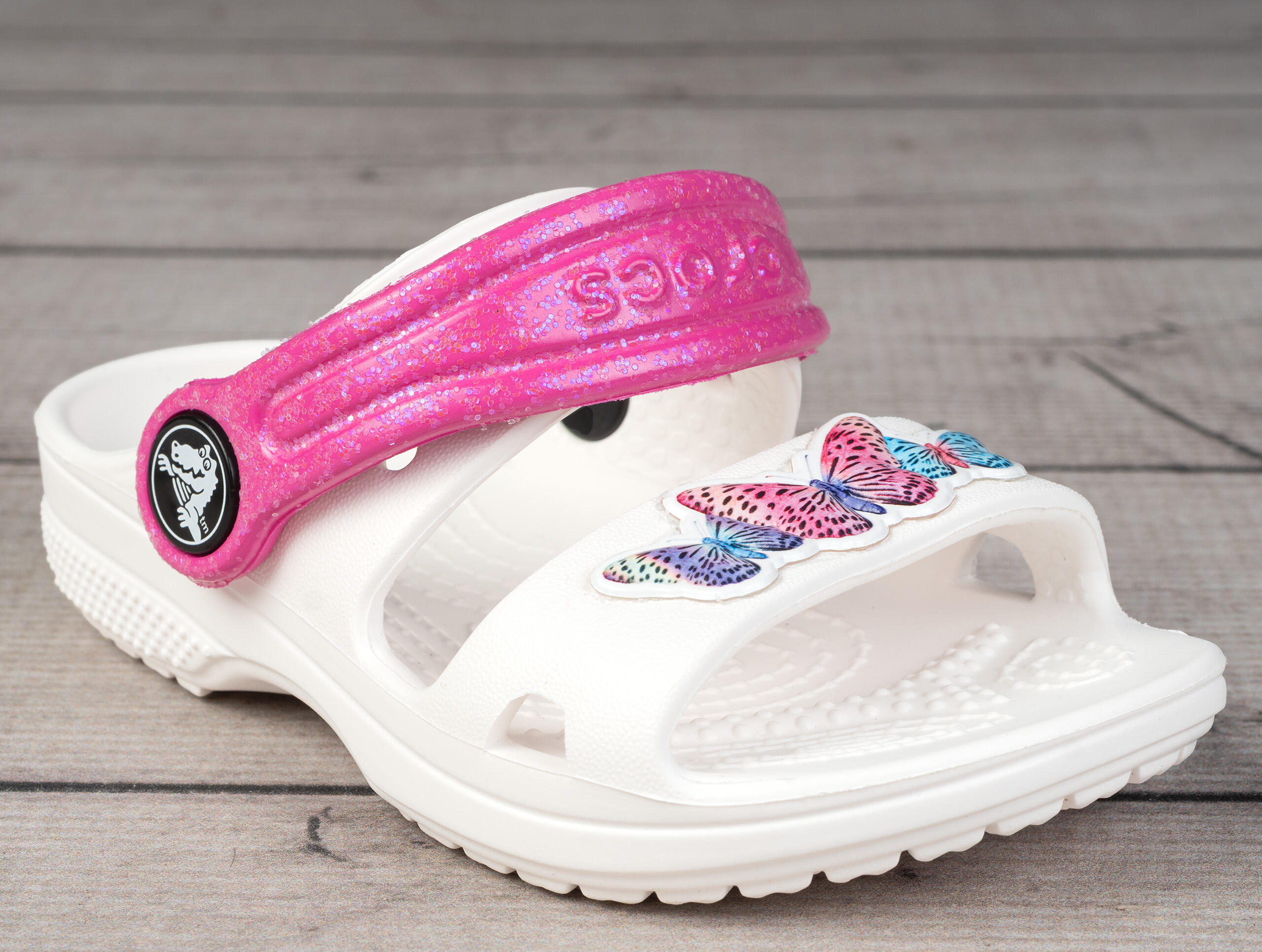 207803-100 Kids Slip On Sandals 6/7