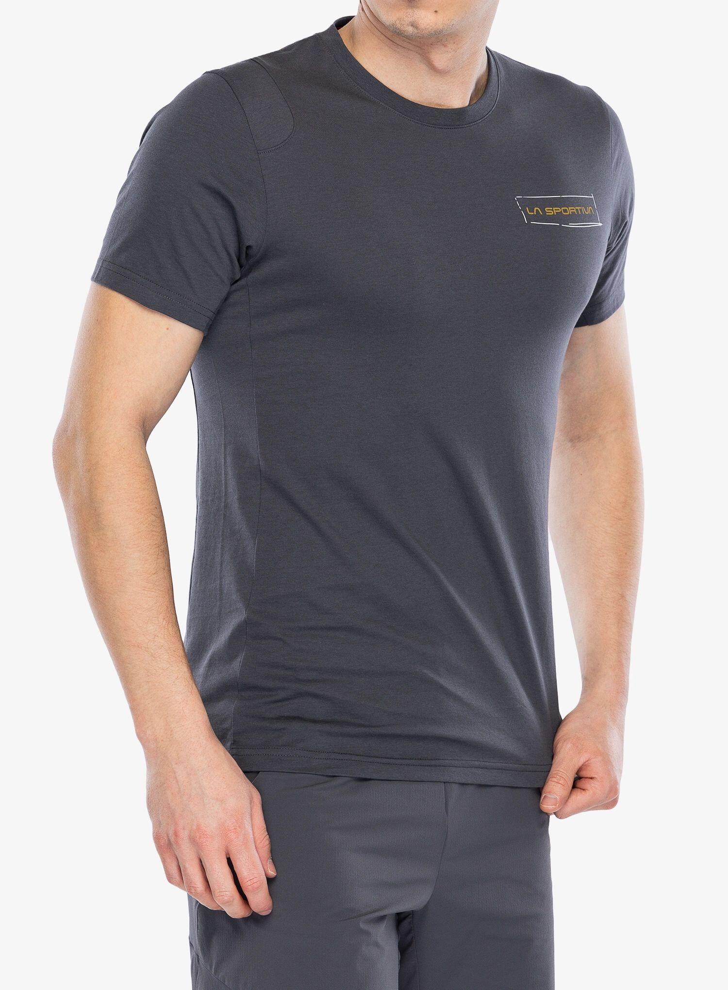 T-shirt homme La Sportiva Mantra coton bio coupe sportive, impression dos 3/7