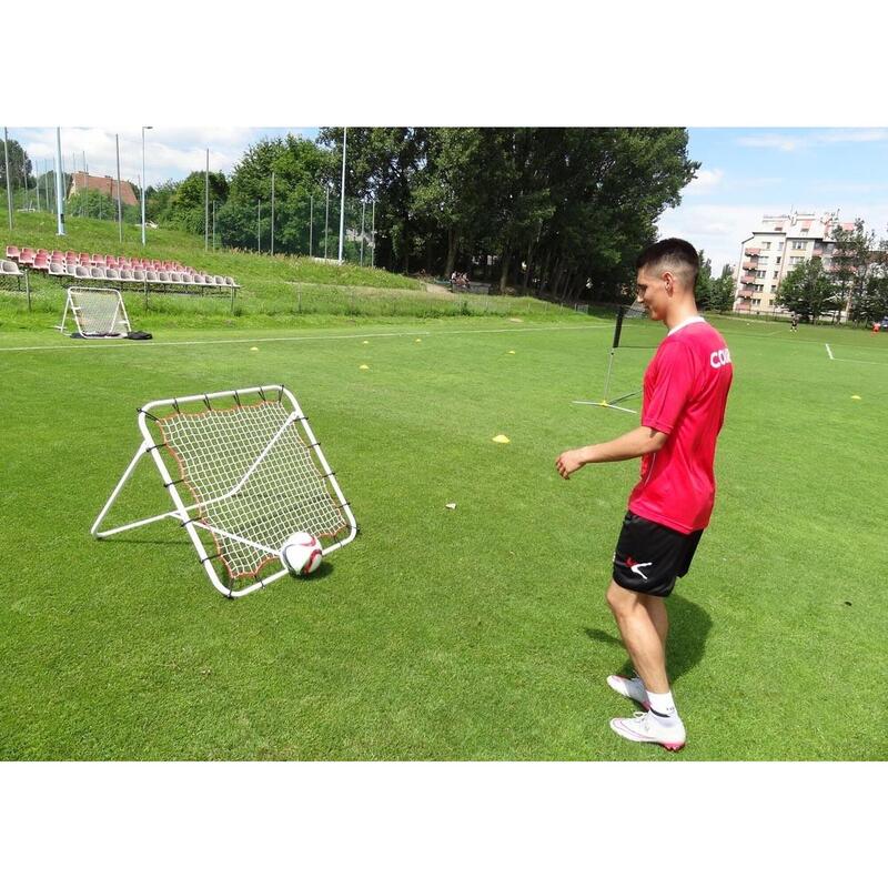 Rebounder Yakimasport 110x110 cm | trening techniki i refleksu | regulowany kąt