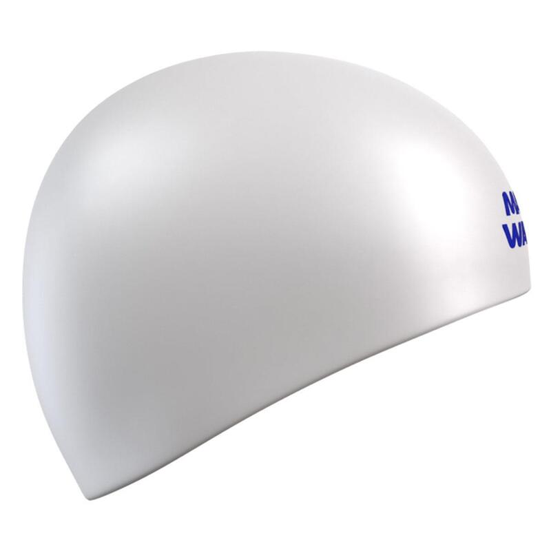 Bonnet de bain Mad Wave Reverse Champion Blanc / Bleu