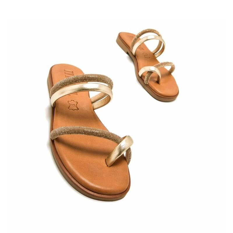 Sandalias Planas Mujer Mustang  Rosa 3/5