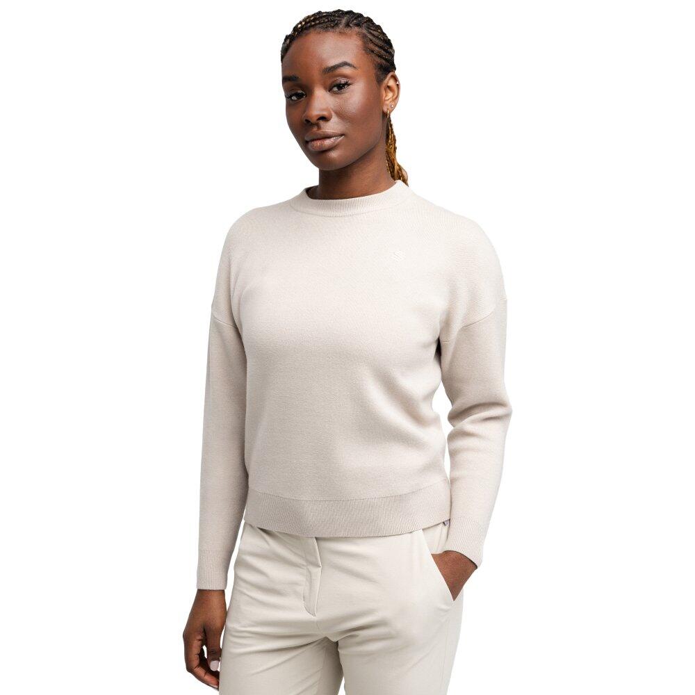 SIROKO Maglione da golf da donna Birdie Sand Beige