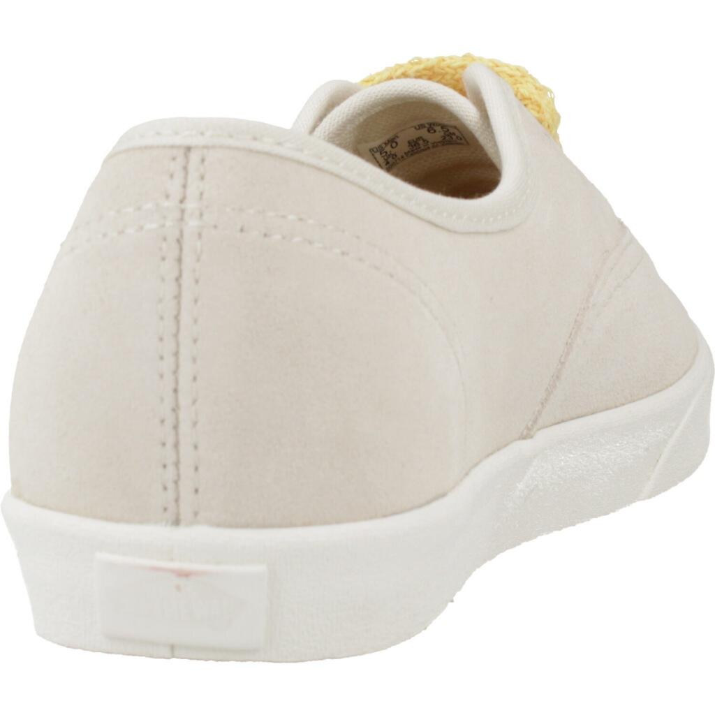 Baskets Vans Modèle Authentic Lowpro Fat L Couleur Beige 3/5