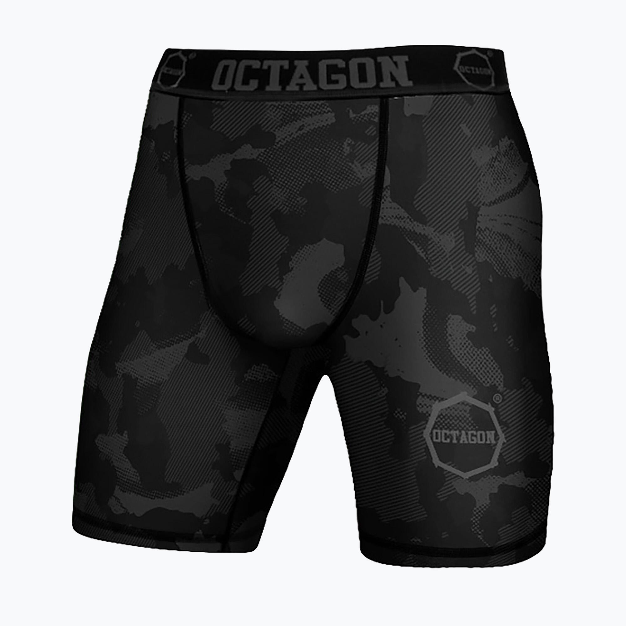 OCTAGON Pantaloncini a compressione da uomo Octagon Camo Night