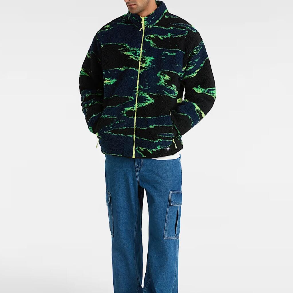 Giacca Vans Modello Slip Stream Full Zip J Colore Nero 4/5